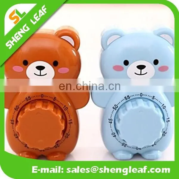 60 Minutes Time For the Kitchen Creative Cute Teddy Bear Cartoon Small Alarm Clock photo-2