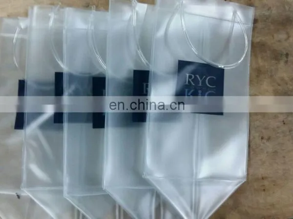 PVC EVA Frogging Surface Matt Wine Ice Bag Waterproof Logo Customized photo-6