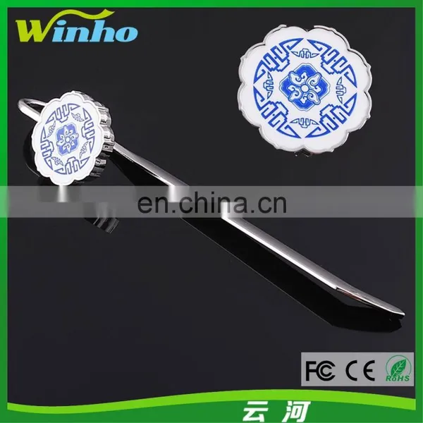Winho Chinese Style Porcelain Bookmark With High-end Enamel photo-2