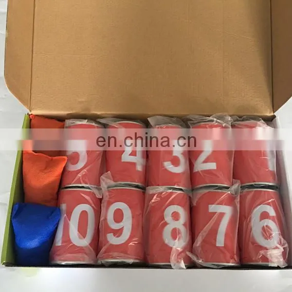 Can Smash Game Sandbag Tin Box Children Hit Tin Box Set photo-3