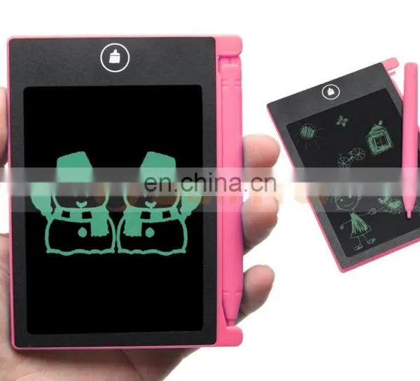 Digital LCD Graffiti Drawing Notepad Kids Erasable Writing Board With Eraser Lock photo-3