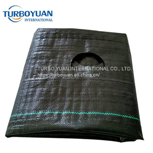UV Resistant Anti Root Grass Control Fabric Cloth / PP or PE Weed Barrier Mat photo-3