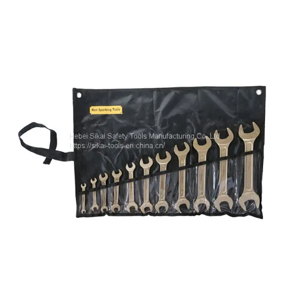 Double Open Spanner Set 6x7 -30x32mm of Beyllium Copper Anti Spark Hand Tools