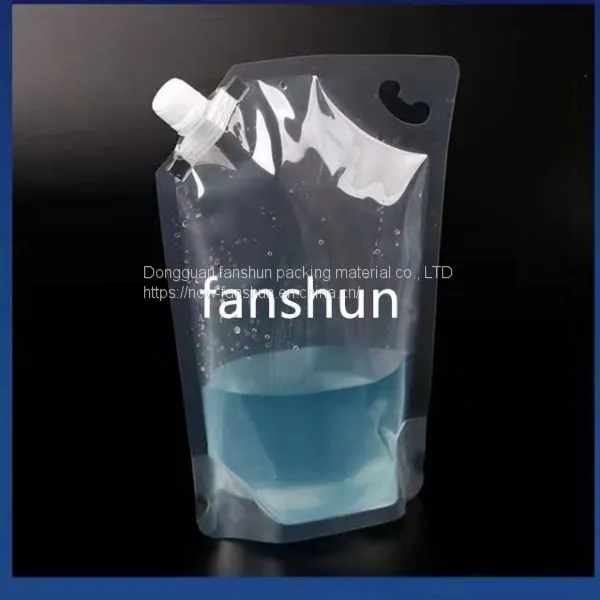 Spot 100ml/200ml/250ml/350ml Bag of Mineral Water/beverage Food Standing Nozzle Packaging Bag photo-3