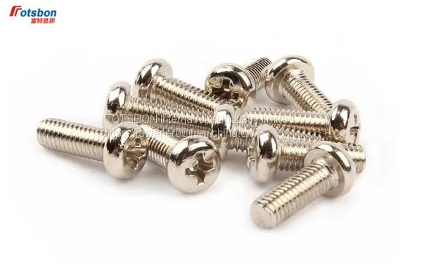 M1.7/M2/M2.5/M3/M4/M5 Pan Head Screw Flat Screws Cross Recessed Raised Counter Phillip Plaine Micro Puntas Tornillos Vis Vida Viti DIN7985 ISO7045 photo-4