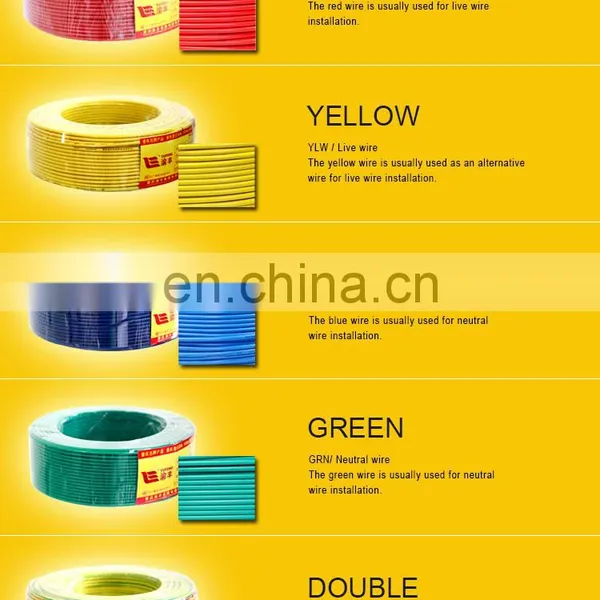 China Leading Manufacturer H05V-U H07V-U Cable PVC Insulated Non Sheathed Single Core Cable photo-3
