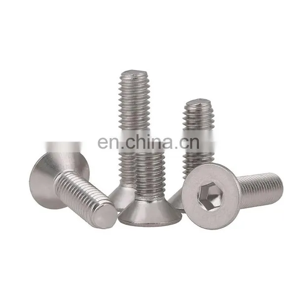 Grade 8.8 10.9 GR12.9 Tornillo Allen DIN7991 Hexagon Socket Countersunk Head Screw 6*16 Carbon Steel 5.8 photo-4