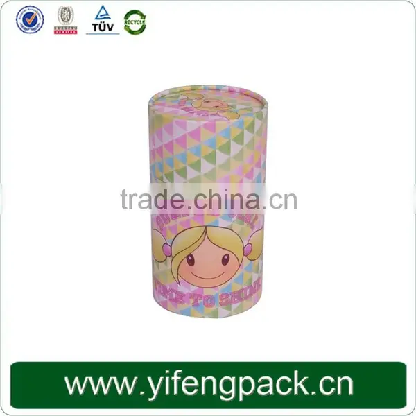 Custom Printed Cylinder Packaging Box Pretty Cardboard Round Tube Gift Box photo-2