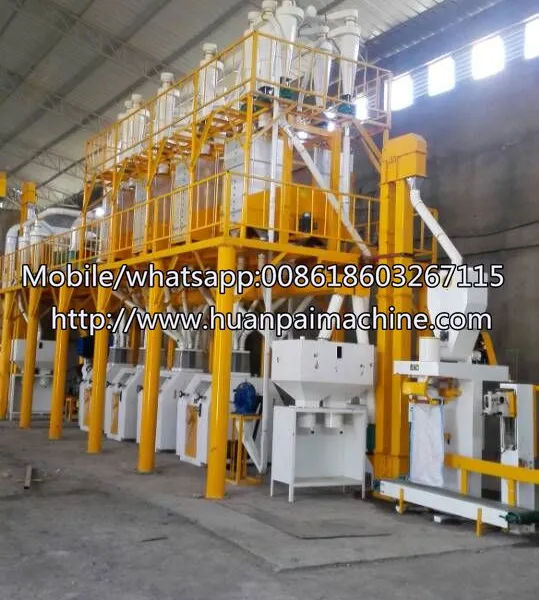 20T-30T Corn Maize Wheat Flour Milling Machine Price Small Meal Mill Machine