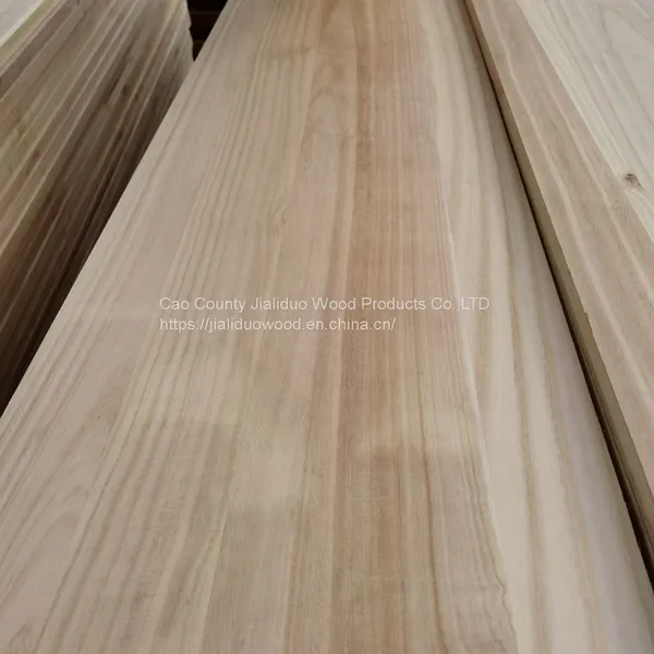 PAULOWNIA/poplar/radiata Pine Solid Wood EDGE GLUED PANEL, Finger Jointed Boards photo-4