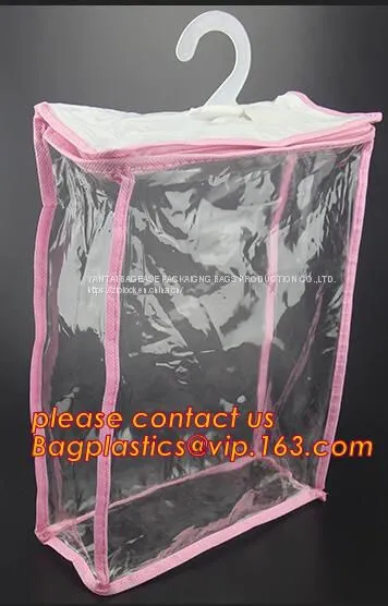 VINYL HANGER HOOK BAGS, UNDERWEAR PACKING, HANGER HOOK, HANGER ZIPPER BAGS, HANGER SLIDER BAGS photo-3