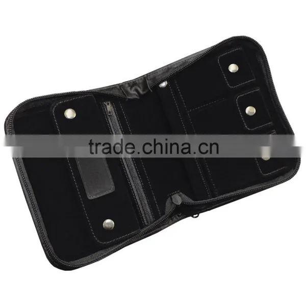 Wholesale Genuine Leather Ladies Jewelry Display Case Travel Jewelry Pouch Bag photo-5