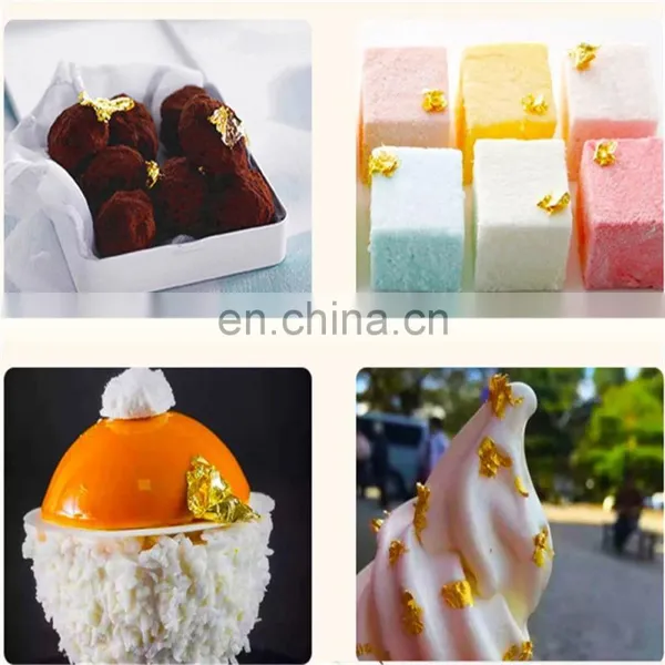 2g/box Edible Grade Genuine Gold Leaf Schabin Flakes Gold Cake Decoration DIY Chocolates Decor For Happy Birthday Party Baking photo-4
