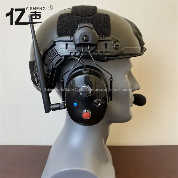 Professional Wireless Noise Reduction Intercom Fast Helmet “YISHENG” YS-DJ-02H Series photo-2