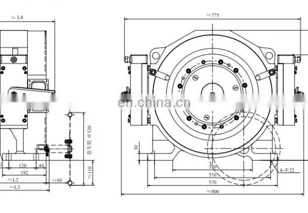 Torin Elevator Motor Elevator Gearless Traction Machine photo-4