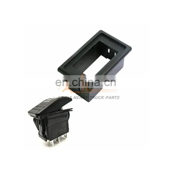 China Heavy Truck C7h/T7h/T5g Sinotruk Truck Spare Parts 812W25503-5001 Rocker Switch Mounting Outer Frame (Six) photo-2