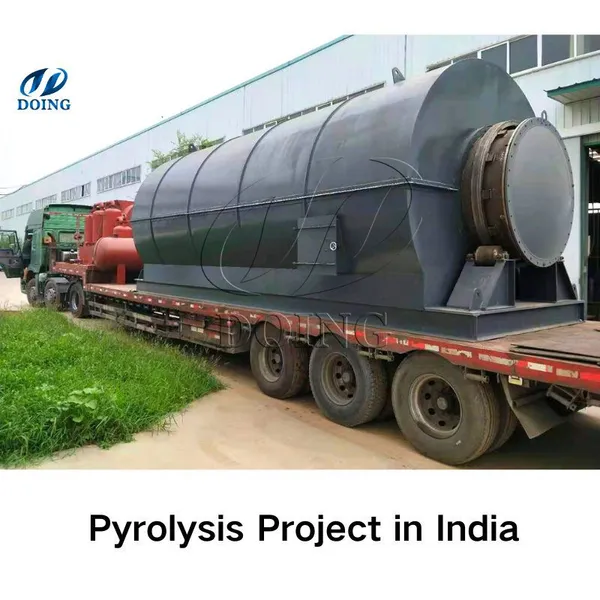 DOING Waste Pyrolysis Plant Converting Waste Garbage Plastic Into Oil Plastic Pyrolysis Plant Plastic Waste Recycling to Oil Machine photo-5
