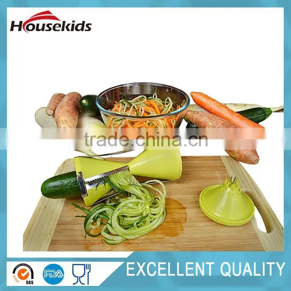 4-Blade Vegetable Spiral Slicer Kitchen Cutter Peeler Set photo-6
