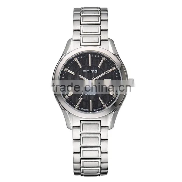 Gold Stainless Steel Jewelry Dial Date Watch 50m Water Resistant photo-5
