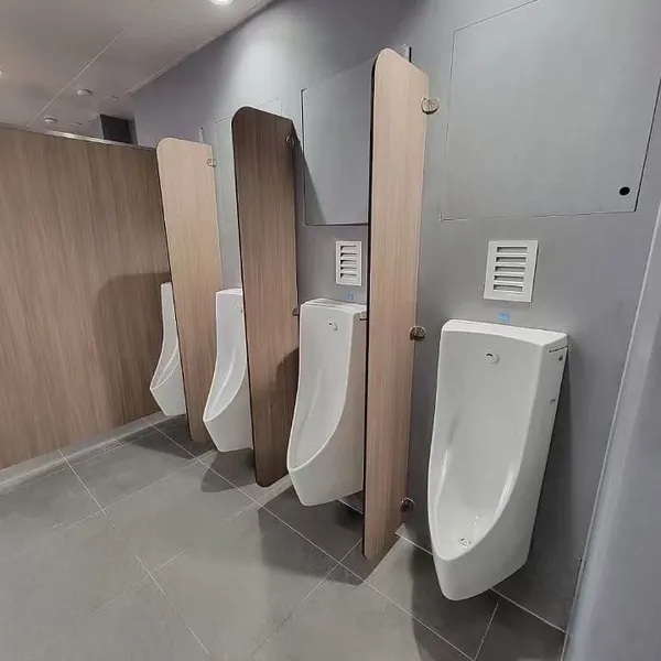 Chinese Manufacture Hpl Panel Commercial Bathroom Stall Public Toilet Cubicle Partition Water Resistant Office Toilet Partition photo-5