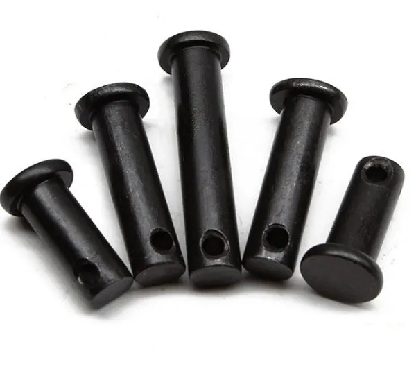 High strength flat head pin shaft with hole cylindrical head solid positioning pin shaft special shaped pin shaft bolt