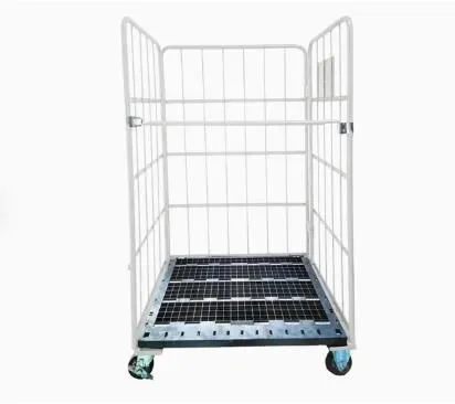 Warehouse Logistics Sorting Carbinet Trolley Metal Roll Container photo-4