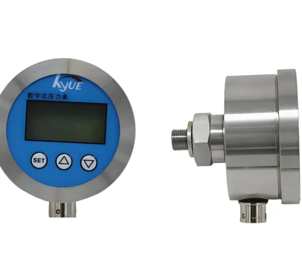 Kyue Digital Vacuum Pressure Gauge -100kPa 200MPa 0.05% Accuracy Bar PSI Water Liquid Hydraulic Gas Air Digital Pressure Gauge photo-2