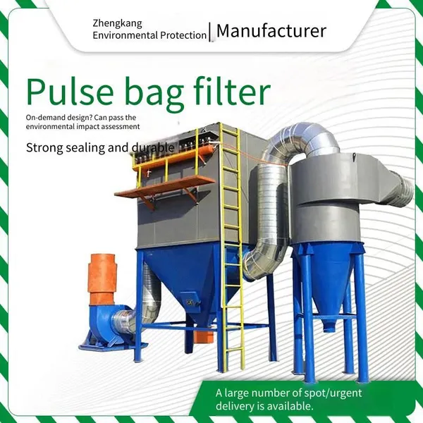 Industrial Cement Plant Silo Top Dust Collector, Small Single-unit Pulse Bag Dust Collector for Dust photo-5