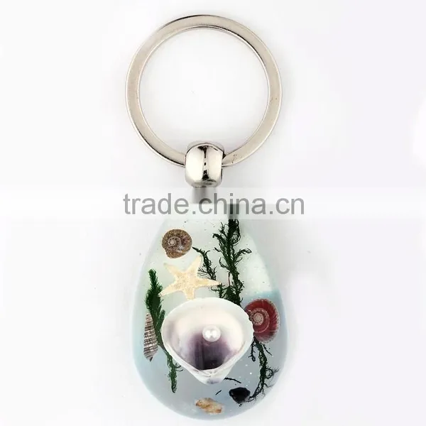 Hot Selling Keychain With Real Sealife Shell and Starfish photo-6