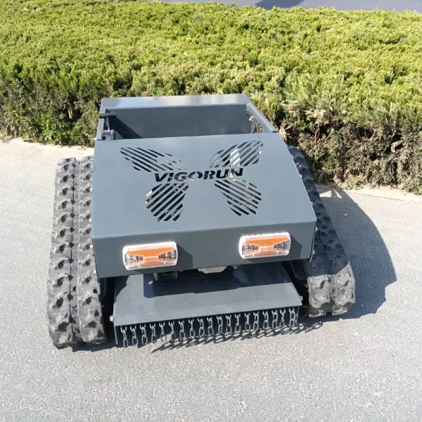 CE EPA 16Hp 9Hp 7Hp Strong Power Rubber Track Remote Control Pond Weed Cutter Remote Control Mowers photo-6