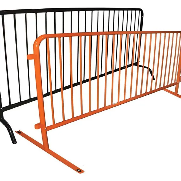 Heavy-duty Galvanized Steel Interlocking Crowd Control Barrier With Bridge-shaped Footings photo-1