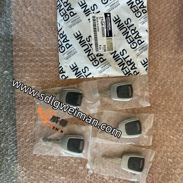 Original Hyundai 21Q4‑00090 Key for Excavator photo-3