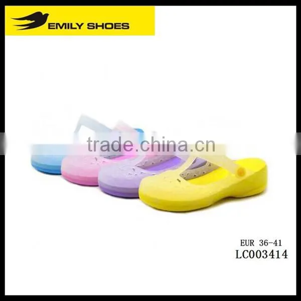 Soft EVA Outsole PVC Upper Clogs Shoes Nurse Clog Shoes