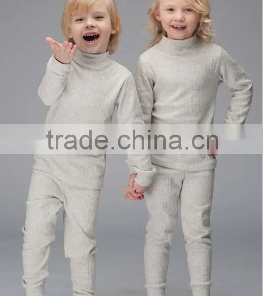 Thermal Underwear Children Turtle Neck Set photo-5