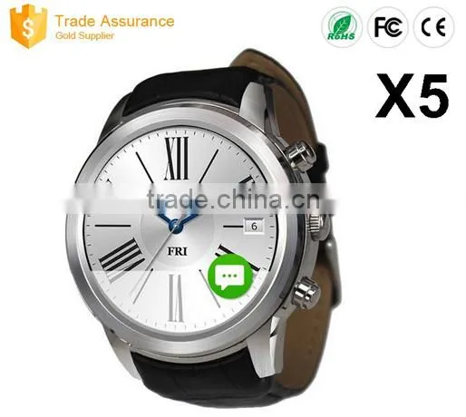 X5 Touch Screen Mobile Phone Watch Android Wifi Mt2601 Smart Watch photo-4