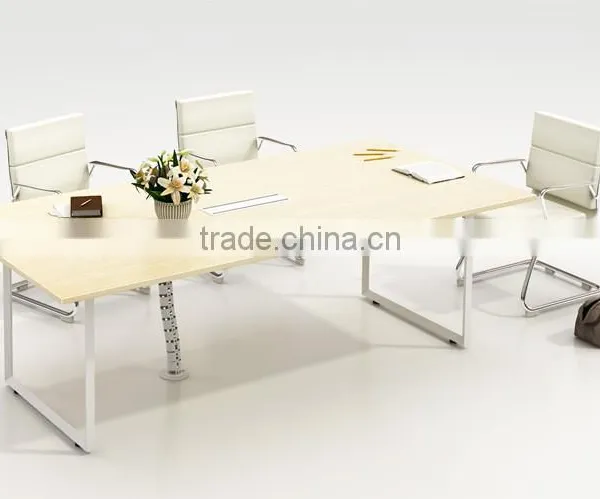 Simple Design Melamine Board Top Meeting Table
