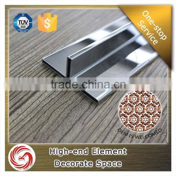 Great Practical Value Silver Effect Stainless Steel Expansion Joint Cover photo-2