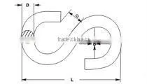 Hot Sale Stainless Steel AISI 304 /316 S Hook (40mm Long) u Shpaed ,S Shaped & Meat Hook. photo-6