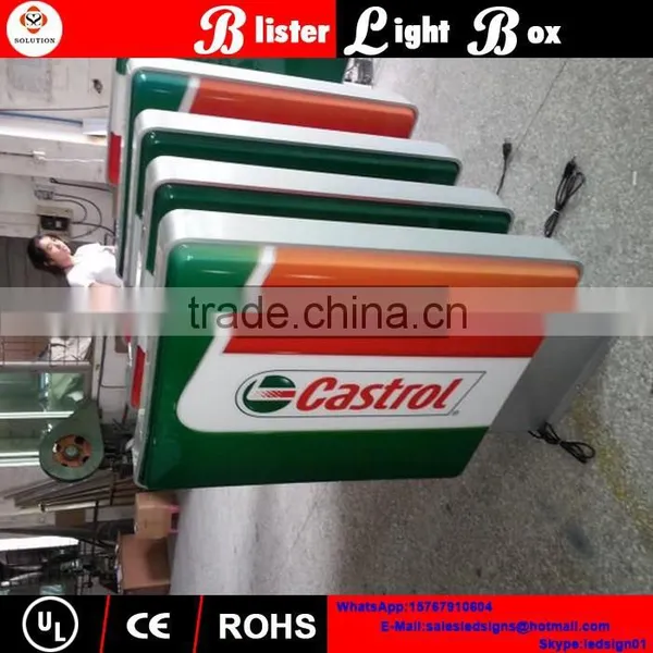 3D Advertising Outdoor Waterproof Round Forming Blister Light Box photo-5