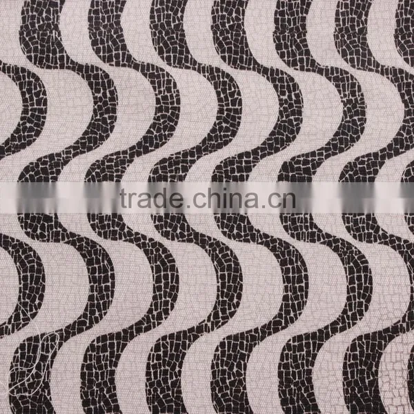 Strip Digital Printing Fabric Canvas Cotton Dress Fabric for Lady Dresses 2016 photo-2