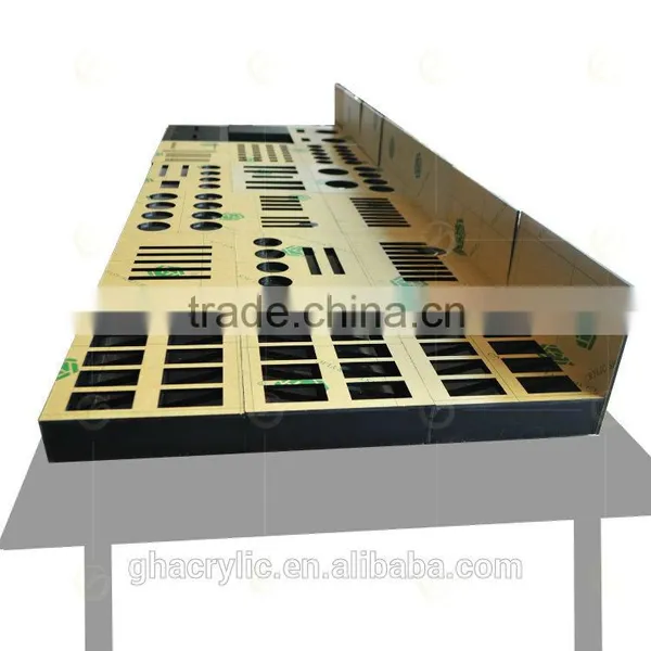 Hot Design Acrylic Cosmetic Display Stand Made of Black Organic Glass photo-2
