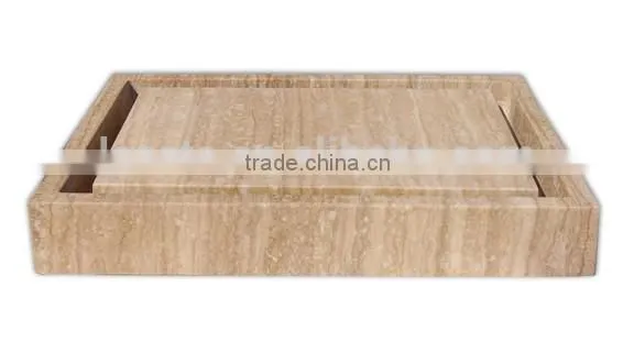 China Bathroom Sink With Natural Marble photo-2