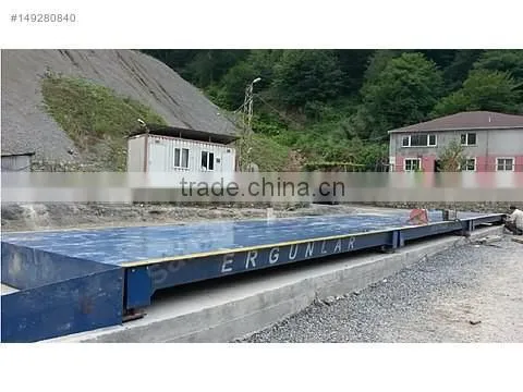 ERGUNLAR INC. 3 X 14 MT 60 TONS Electronic/Digital Truck Scale/Weighbridge