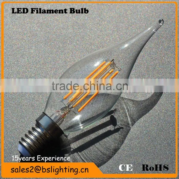4W 440LM Led Filament Bulbs Light 360 Angle Warm White 2700K E27 E14 C35 Led Lights Edison Lamp 80-240V photo-2