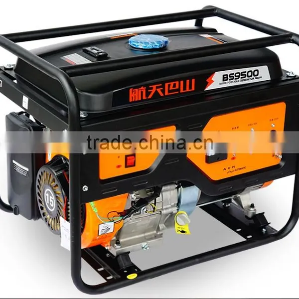 BSGE6500EKnife Model Chongqing China AEROBS Prortable 5KW AC Single Phase Gasoline Generator With ISO9001/CE/GS
