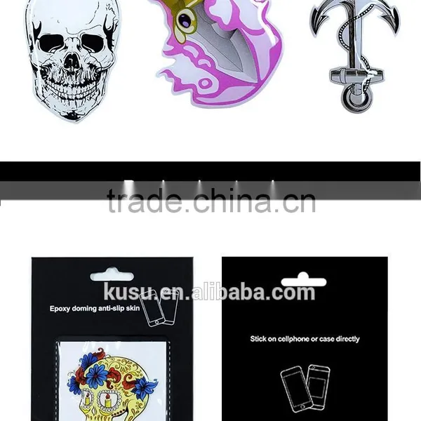 Sticks on Glass Anti-slip Sticker Phone Epoxy Skin Stickers for Iphone photo-2