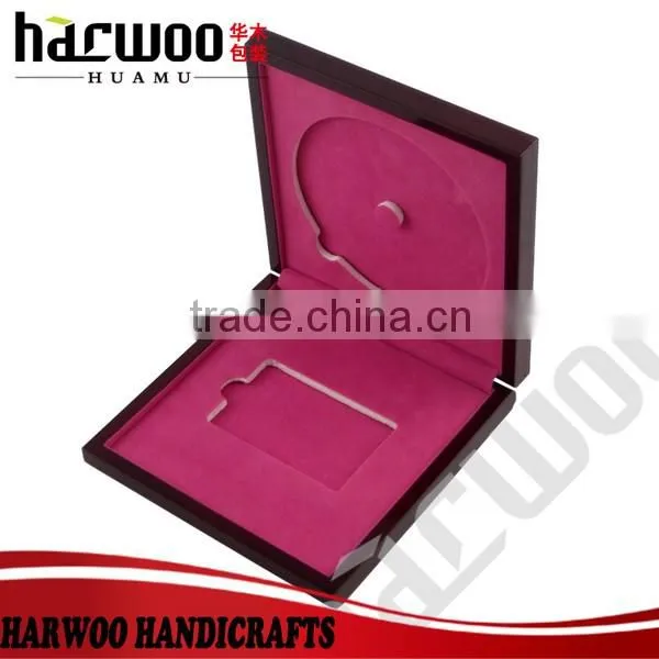 High-end Wooden Decorative CD Box for Gift photo-4