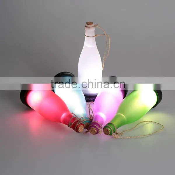 Home Decoration 5PCS Solar Garden Light Sense Cork Wine Bottle LED Hanging Lamp Solarmodul Party Courtyard Patio Pathway photo-2