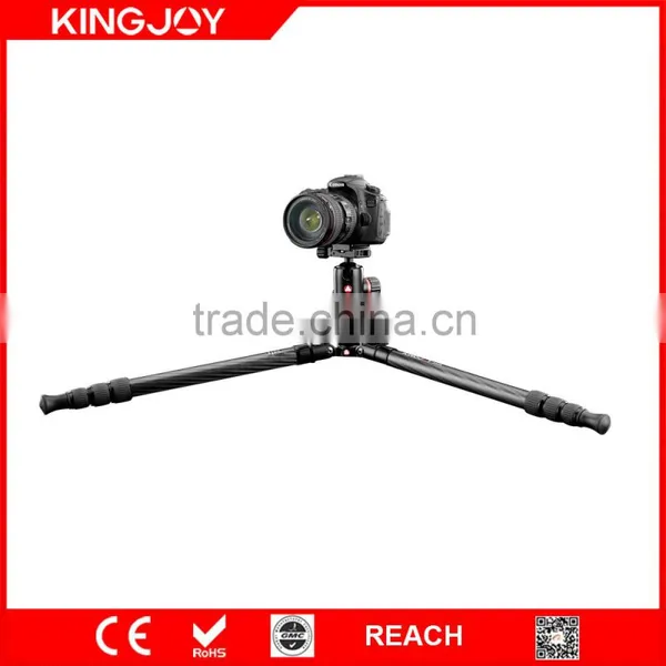 Kingjoy 2016 Hot Sell New Products,carbon Fiber Monopod Tripod for Camera K2208+QH20 photo-2