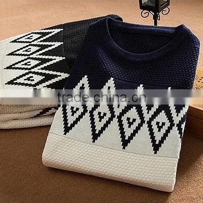Wholesale Round Collar Jacquard Long Sleeve Show Thin Sweater for Japan Style Sweaters photo-5